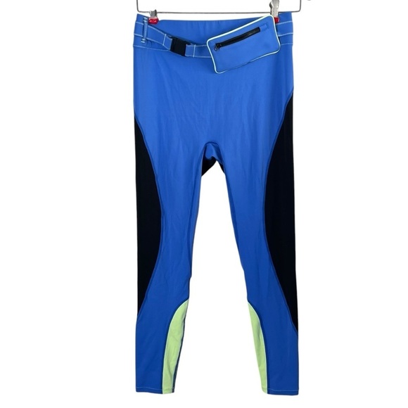 SOLID & STRIPED SPORT Trek Belt Bag Leggings in Laguna Blue - Picture 2 of 9